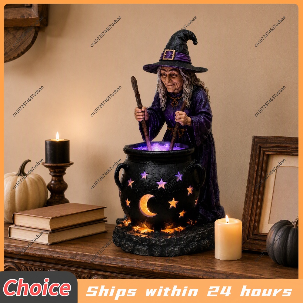 Solar Powered Halloween Witch  - đánh giá và giá Outdoor Lighting Ip65