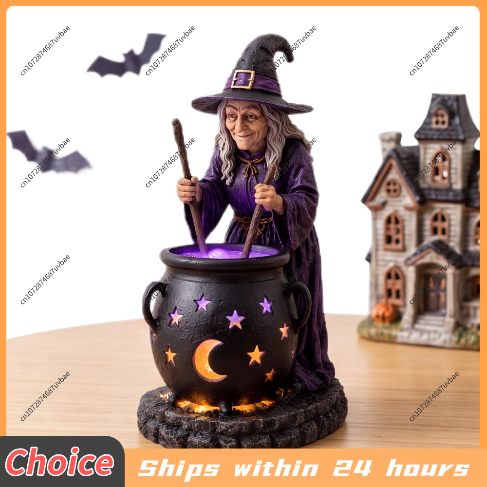 Solar Powered Halloween Witch  - đánh giá và giá Outdoor Lighting Ip65