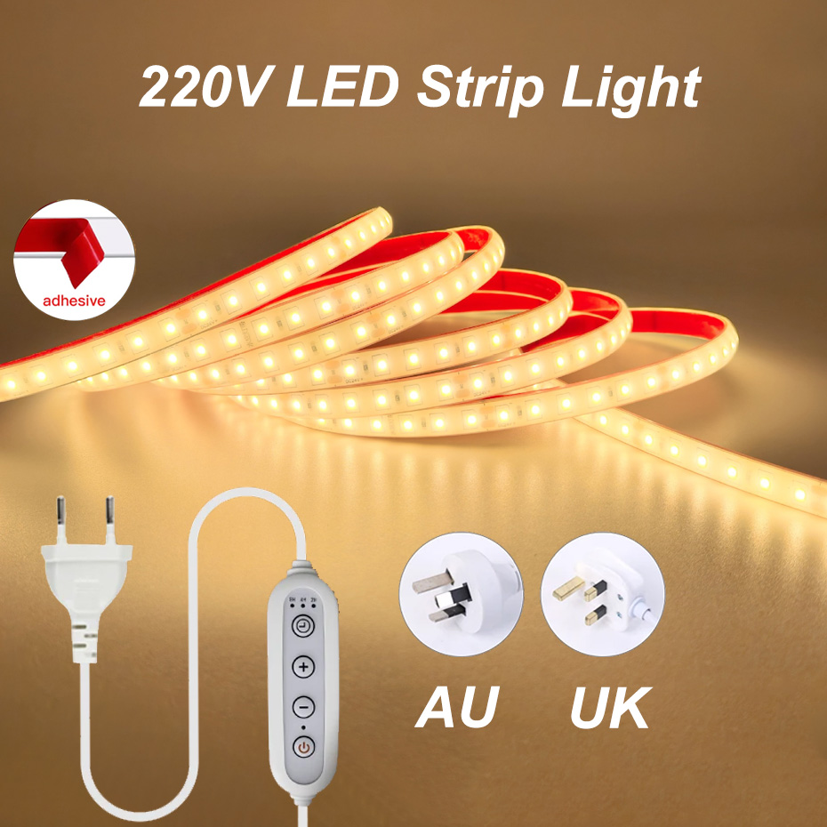 AC 220V Adhesive LED Strip Lig - đánh giá và giá Outdoor Lighting Uk