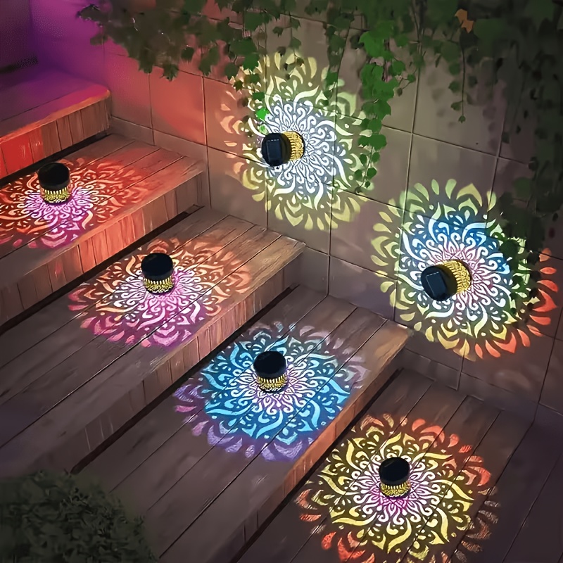 1/2/4 Packs Solar Fence Lights - đánh giá và giá Outdoor Lighting Waterproof