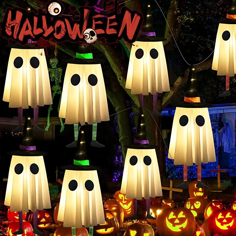 Halloween Hanging Ghost Decora - đánh giá và giá Outdoor Lighting Effects
