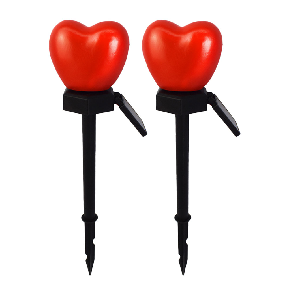 2 Pcs Decoration Heart Solar L - đánh giá và giá Outdoor Lighting Pathway