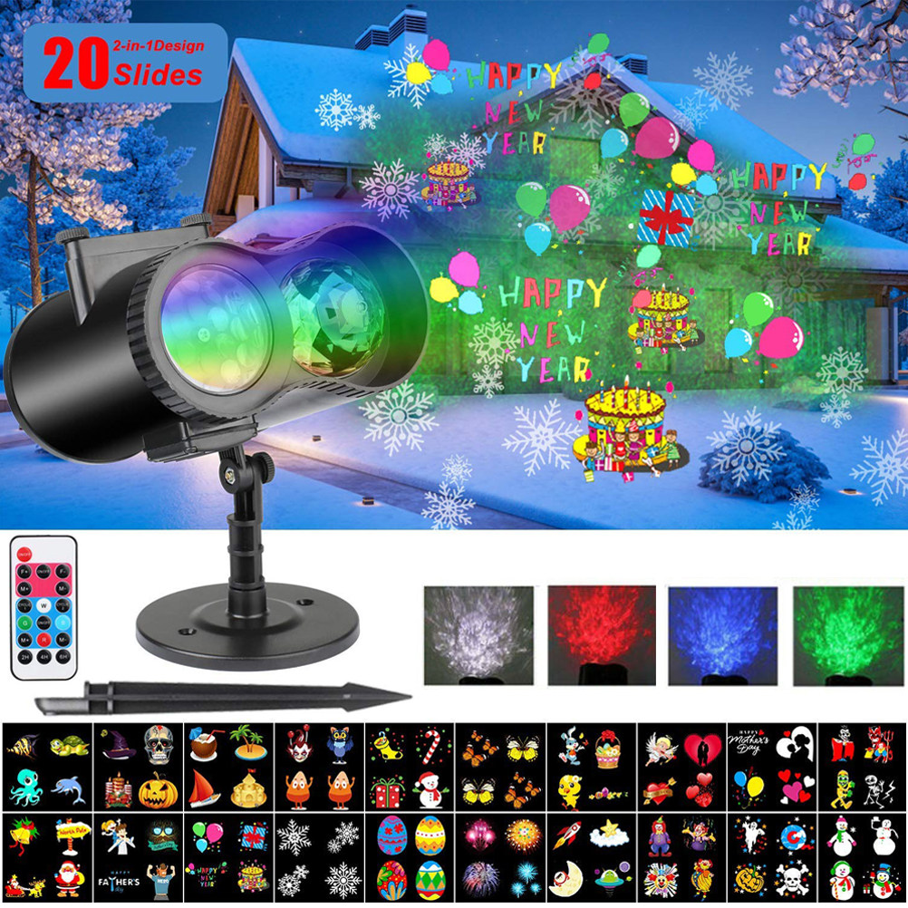 Moving LED Christmas Projector - đánh giá và giá Outdoor Lighting Uk