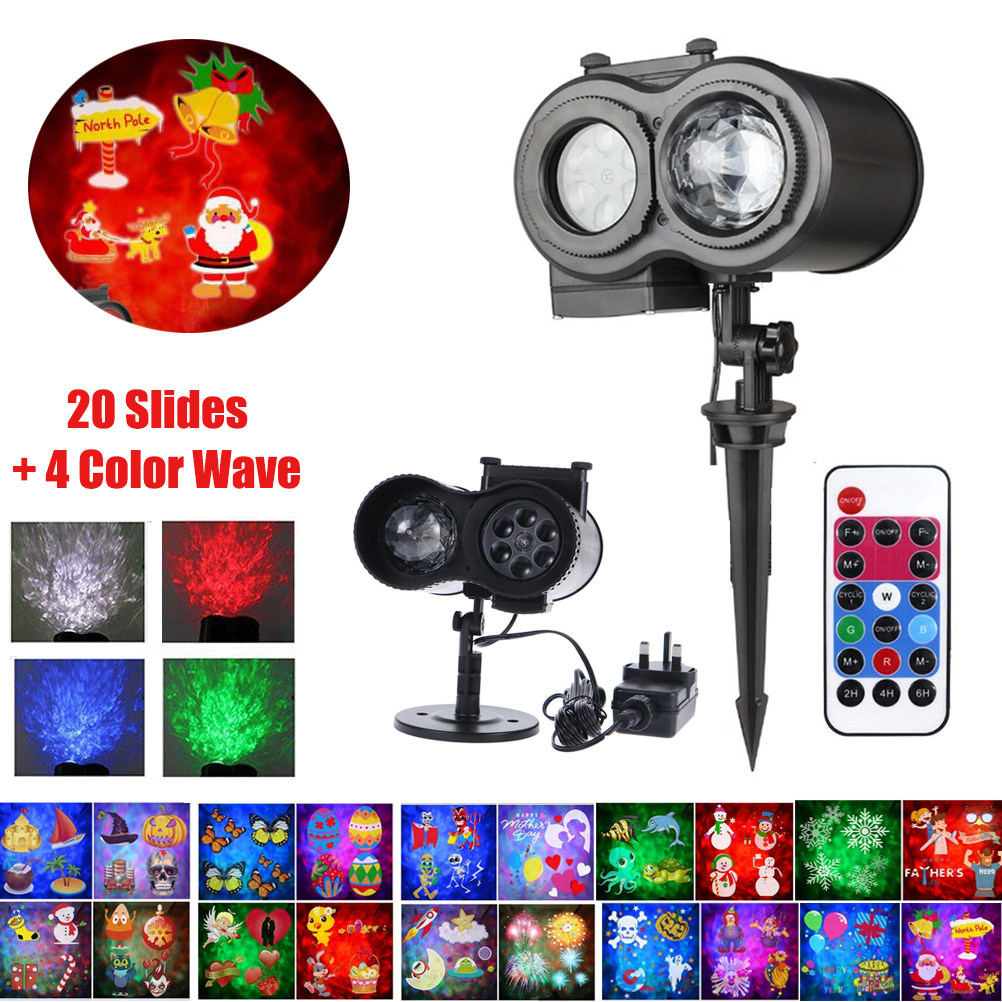 Moving LED Christmas Projector - đánh giá và giá Outdoor Lighting Uk