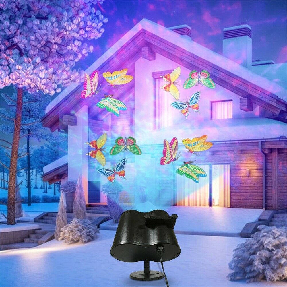 Moving LED Christmas Projector - đánh giá và giá Outdoor Lighting Uk