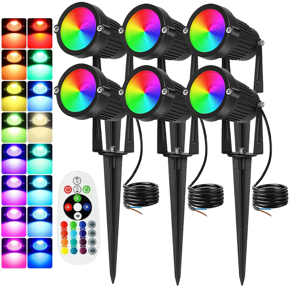 RGBW Landscape Lighting 10W wi - đánh giá và giá Outdoor Lighting Waterproof