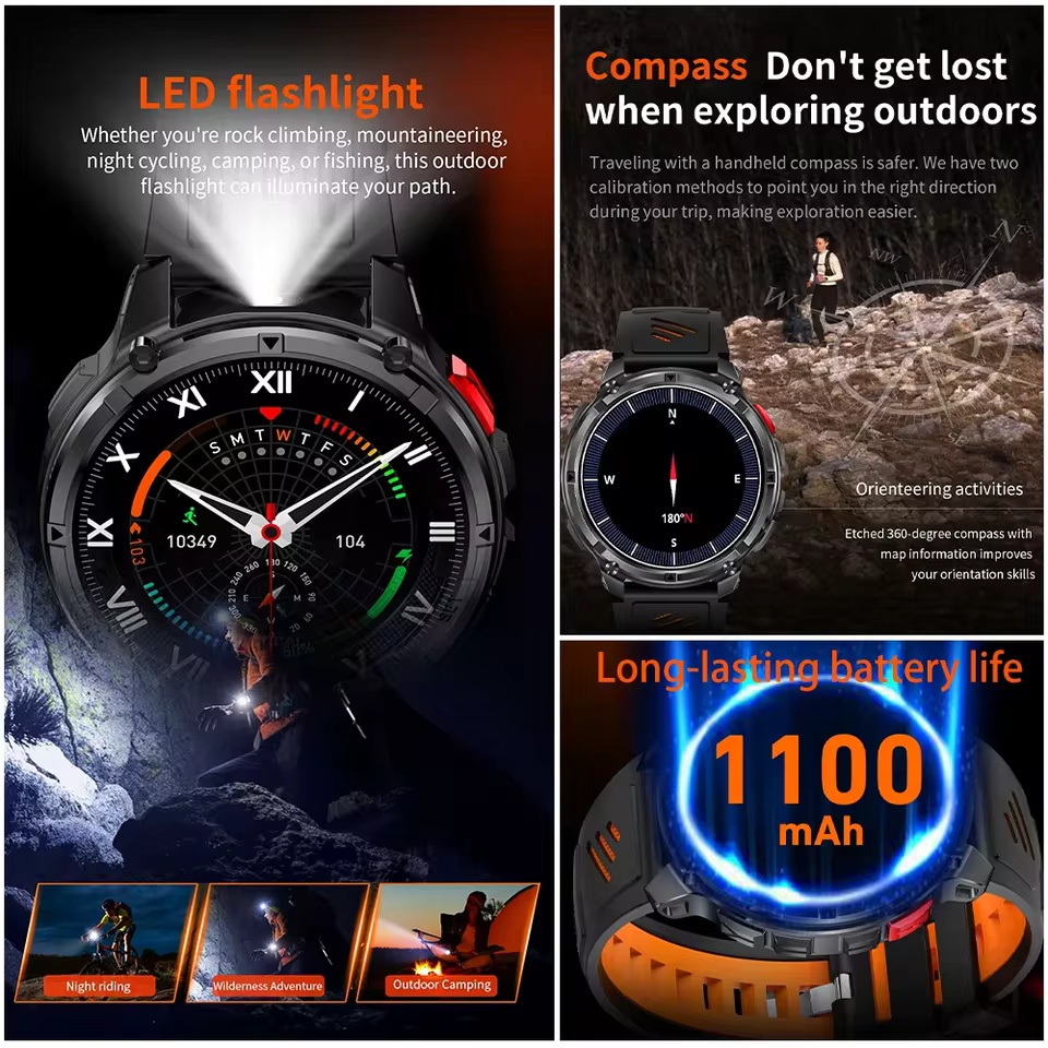 T-Rex3 Military 1.7inch Smart  - đánh giá và giá Outdoor Lighting Track