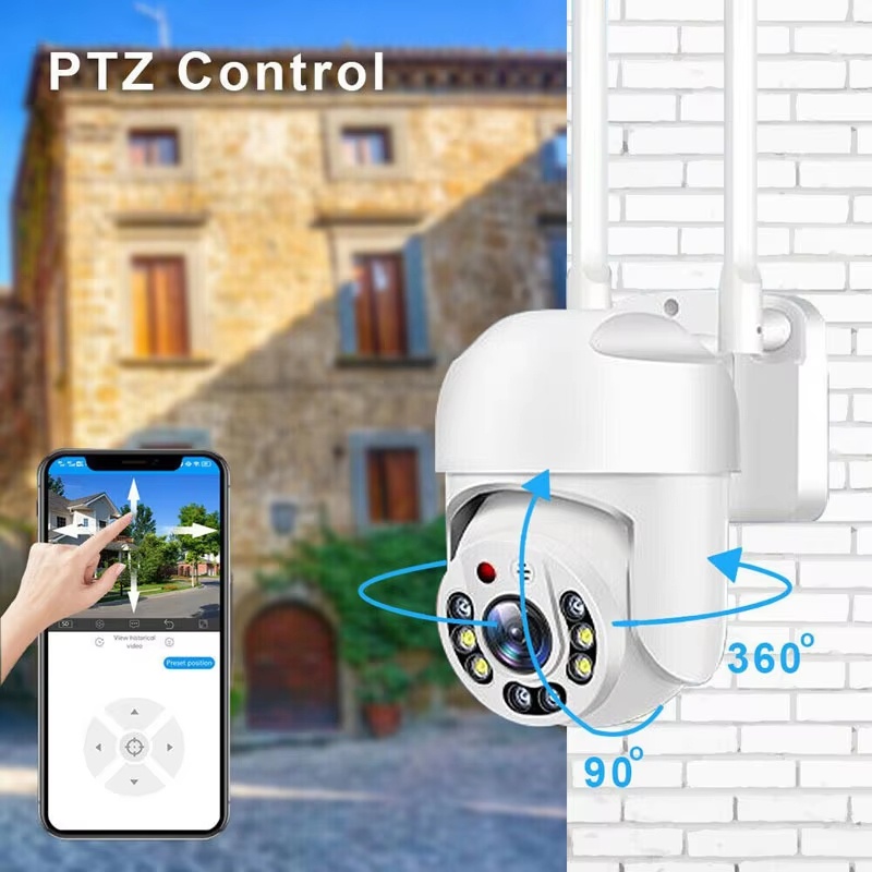 Outdoor HD WiFi Camera 360° Ro - đánh giá và giá Outdoor Lighting Track