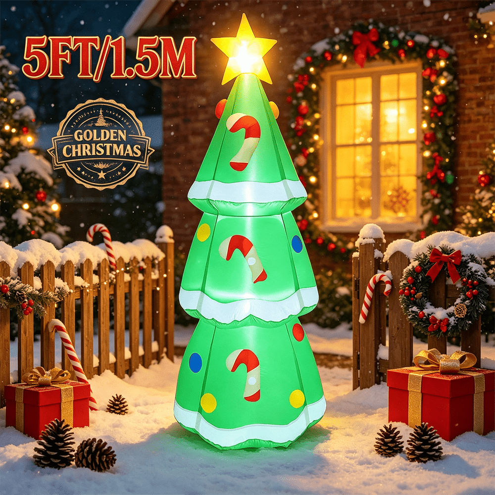 5FT/1.5M Christmas Inflatable  - đánh giá và giá Outdoor Lighting Effects