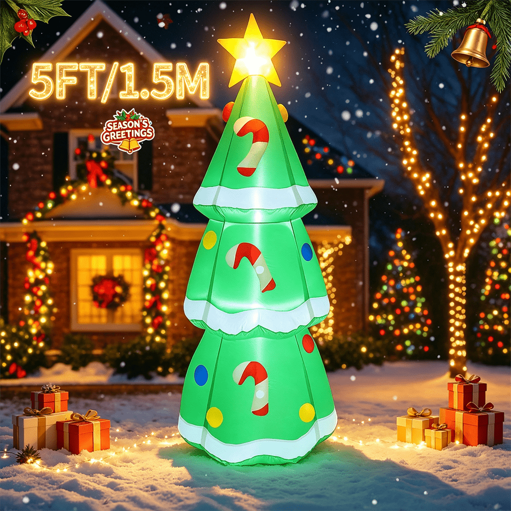 5FT/1.5M Christmas Inflatable  - đánh giá và giá Outdoor Lighting Effects